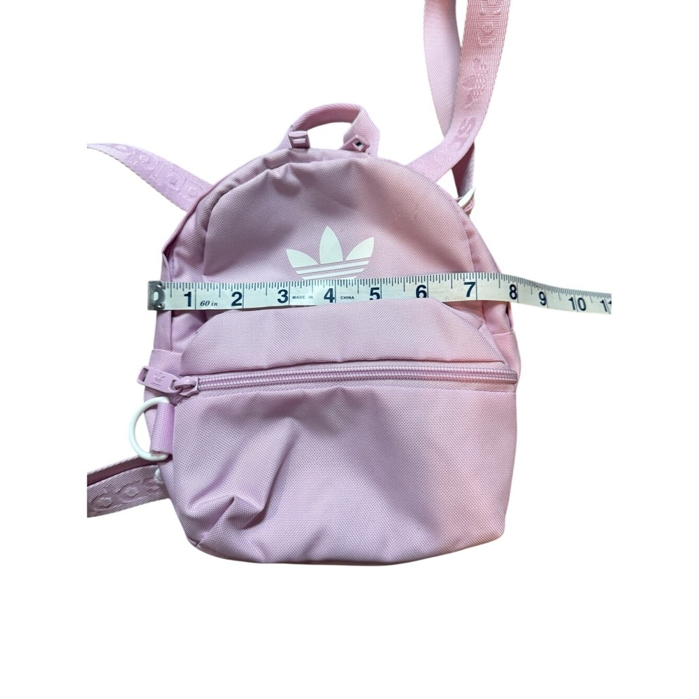 Adidas Light Pink Originals Trefoil Mini‎ Backpack 2.0 Barbiecore Clean Girl Y2K - Picture 4 of 10